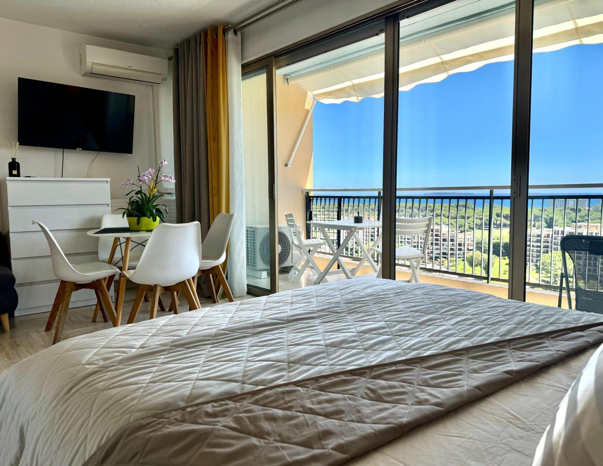 My Resid Appart Cannes Marina Vue Mer Mandelieu Dış mekan fotoğraf